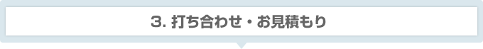 3.打ち合わせ・お見積もり